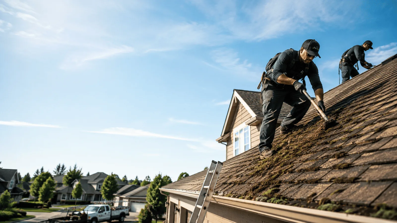 Roof Moss Removal in Darien, CT near me